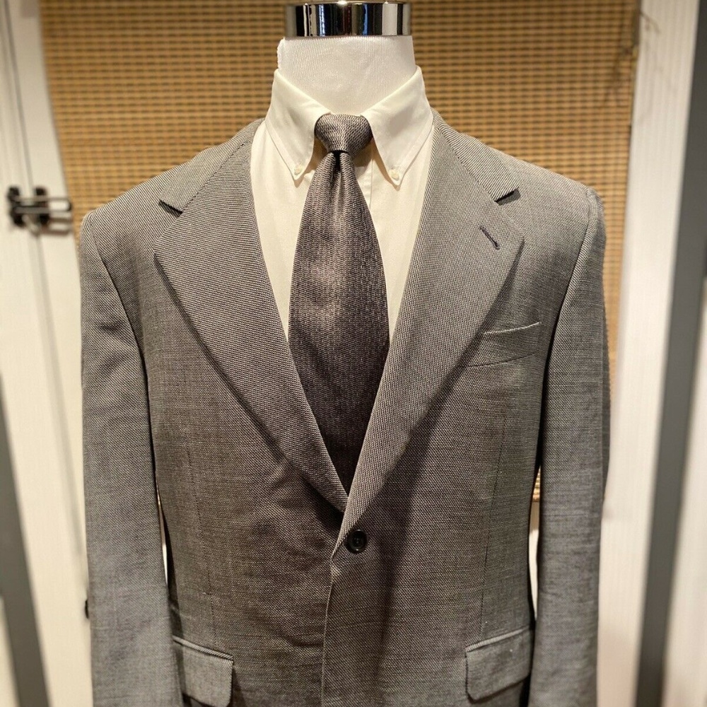 Canali Propasta One Button Suit Jacket Blazer 54R